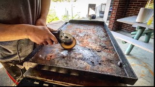 Restoring A Flat Top Grill  Quick amp Easy [upl. by Yuma607]