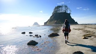 Backpacking the Washington Coast  Ozette to Shi Shi Beach [upl. by Ylelhsa431]