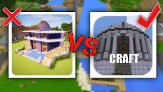 Craft world VS Minicraft  craft world master block 3D vs Minicraft  2024 [upl. by Ecikram]