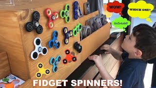 Fidget Spinner Shopping SO MANY to Choose From [upl. by Bomke]