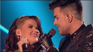 Saara Aalto and Adam Lambert ROCK Their Duet  The X Factor 2016 [upl. by Jacklyn]