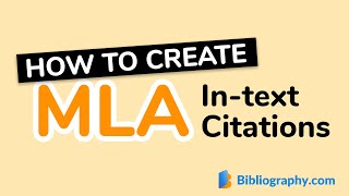 Easy MLA Intext Citations [upl. by Aynek]