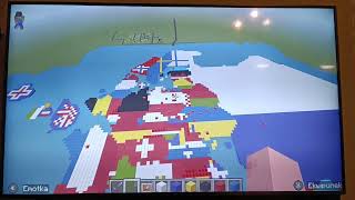 Builds the continent of Eurasia and Oceania in Minecraft [upl. by Ayocat]