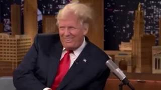 Jimmy Fallon messes up Donald Trumps hair [upl. by Xylia]