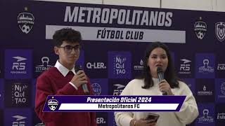 Presentación oficial 2024  Metropolitanos FC [upl. by Morley555]