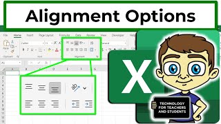 Excel Alignment Options Tutorial [upl. by Hermia]