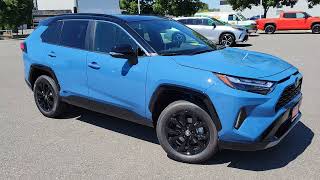 2023 Toyota RAV4 Hybrid XSE AWD in Cavalry Blue [upl. by Egedan]