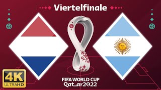 Fussball WM 2022 · Viertelfinale  Niederlande – Argentinien [upl. by Deroo41]