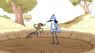 Regular Show  Rigby Vs Mordecai Death Kwon Do Battle [upl. by Hegyera712]