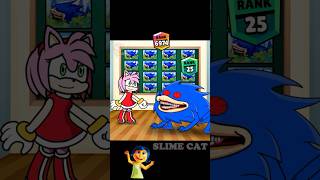 How Sonic evolves into a monster sonic amy cartoon trending credit Slime cat [upl. by Alfie]