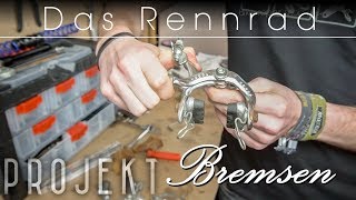 Rennrad Projekt  Bremsen reinigen und einstellen [upl. by Tillinger872]