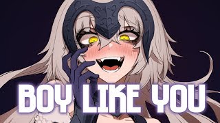 Nightcore  Boy Like You Lyrics [upl. by Mitman]