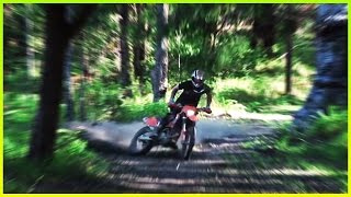 KTM 525 Exc AKROPOVIC Exhaust Sound Test [upl. by Aerdnu]