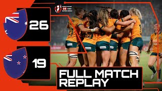 BEST OF 2022  Australia v New Zealand  Dubai Rugby Sevens Womens Cup Final [upl. by Tayyebeb]