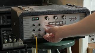 Audio demo Echolette E51 tube tape delay [upl. by Willetta]