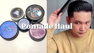 SHOPEE HAUL High Quality Pomades for Best Hairstyles [upl. by Ynnub]