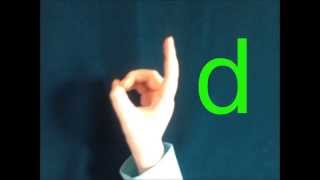 ASL Manual Alphabet Slideshow [upl. by Patrich]