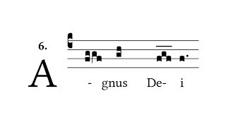 Missa VIII de Angelis Agnus Dei  Gregorian Chant [upl. by Leuams]