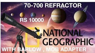 NATIONAL GEOGRAPHIC 70700 REFRACTOR TELESCOPEUNBOXINGINSTALLATIONPLANETS VIDEOBETTER CELESTRON [upl. by Blanchard]