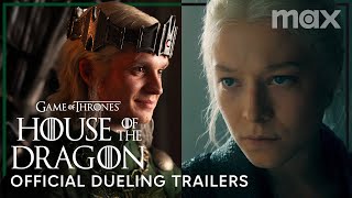 House of the Dragon  Official Dueling Trailers  Max [upl. by Marcela]