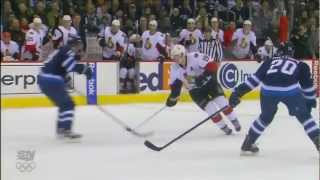 Jason Spezza scores off Turris 32612 [upl. by Naimaj]