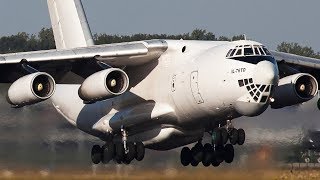 ILYUSHIN IL76 SCREAMING LOUD DEPARTURE with incredible Sound 4K [upl. by Rehpotsirhc]