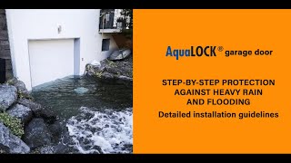 AquaLOCK® Overhead garage door  Detailed installation instructions English [upl. by Deenya]