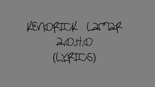 Kendrick Lamar  ADHD Lyrics [upl. by Otis]