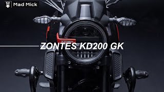 ZONTES KD200 GK TAKE A LOOK [upl. by Linette]