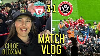 MAC ALLISTER SCORES A SCREAMER AS NUNEZ amp GAKPO PUT REDS TOP  Liverpool 31 Sheffield United Vlog [upl. by Adle]