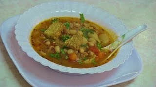 Black Eyed Peas Soup Video Recipe by Bhavna [upl. by Adaurd]