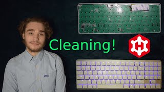 Cleaning Hexgears X1 Keyboard [upl. by Nillok]