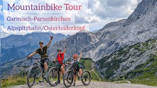 Mountainbike  Garmisch  Osterfelderkopf  Alpspitzbahn  längste Auffahrt am Stück Kurzversion [upl. by Wardlaw]