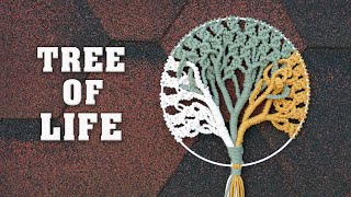 Tree of Life  Macrame Wall Hanging  DIY Marple Tree  Dreamcatcher 生命之树之枫叶 [upl. by Intihw]