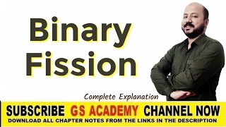 What is binary fission and Multiple fissionComplete explanation GS Academy [upl. by Yrelav]