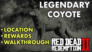 Red Dead Redemption 2  Legendary Coyote Location Rewards Walkthrough [upl. by Veronique328]