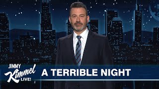 Jimmy Kimmel Reacts to Donald Trump Winning the Presidential Election [upl. by Enelez]