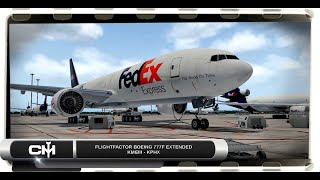 X Plane 11  FlightFactor Boeing 777 Freighter  LoaVCP S03 E03  KMEM To KPHX [upl. by Adamski934]