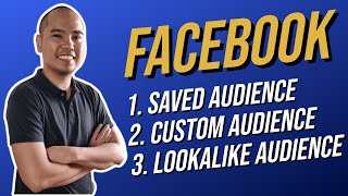 All Facebook Ad Audiences Type Explained  Tagalog [upl. by Ydnik]