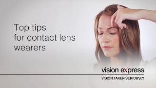 Top Tips For New Contact Lens Wearers [upl. by Eivad]