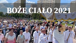 BOŻE CIAŁO 2021  procesja w parafii Bożego Ciała w Siedlcach [upl. by Averat]