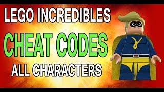 Lego Incredibles  All Cheat Codes Characters [upl. by Pail]