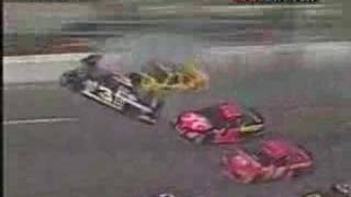 Dale Earnhardts Fatal Crash at Daytona 500 [upl. by Lodhia720]