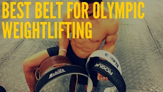 Best Belt for Olympic Weightlifting [upl. by Mace]