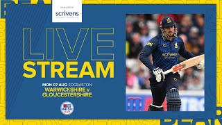 🔴 LIVE  Warwickshire vs Gloucestershire  Metro Bank One Day Cup [upl. by Decato]