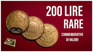 MONETE 200 LIRE RARE di Valore e commemorative [upl. by Yelknirb]