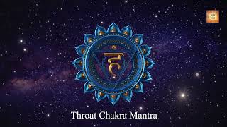 Throat Chakra Mantra  HAM 108 Times  Throat Chakra Healing Chants  Throat Chakra Hum Chants [upl. by Balliett]