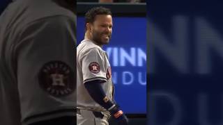 Jose Altuve AVOIDED injury after taking a ball off the hand [upl. by Yltneb]