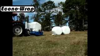 EconoWrap Stationary Single Bale Wrapper  EW450S [upl. by Eeralav]