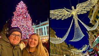 London Christmas 2024 Covent Garden Leicester Square amp MORE [upl. by Teteak]